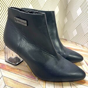 BCBG Generation Ankle‎ boots black color with crystal heels SB2
